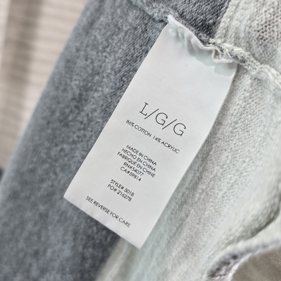 Cabi Cardigan Women Large Gray Sweater Open Front Duster Long Vineyard 5018 - Picture 9 of 12